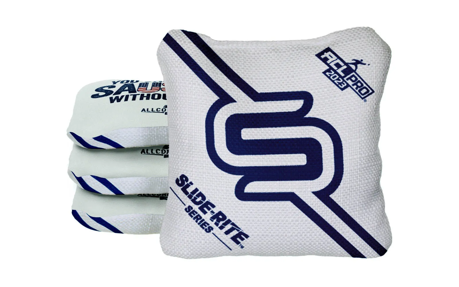 ACL Official Cornhole Bags USA White