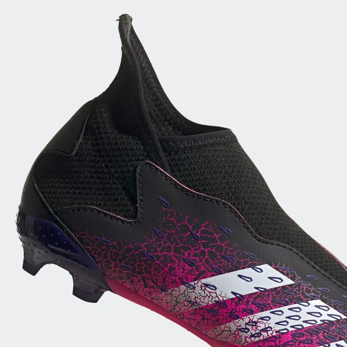 Adidas JR Predator Freak .3 Laceless FG - Black-Pink-Purple