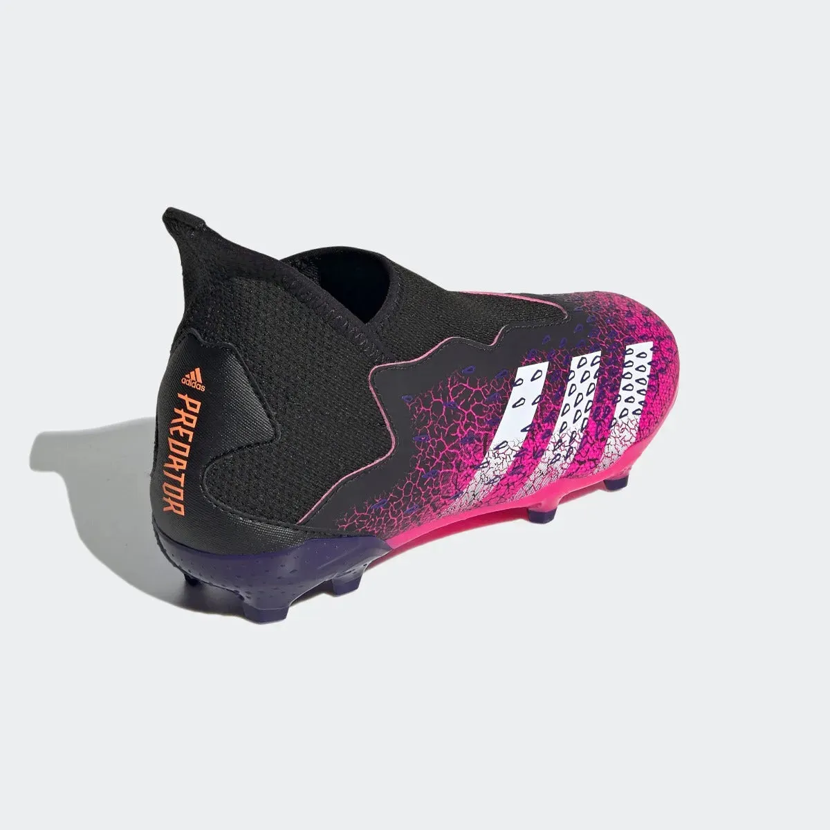 Adidas JR Predator Freak .3 Laceless FG - Black-Pink-Purple