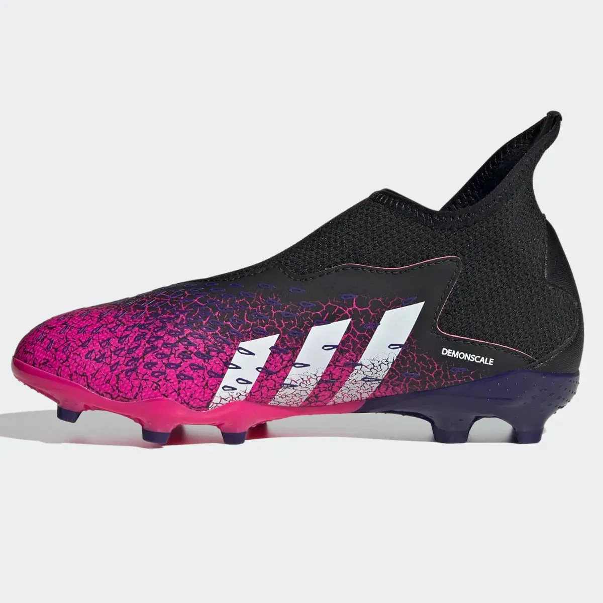 Adidas JR Predator Freak .3 Laceless FG - Black-Pink-Purple