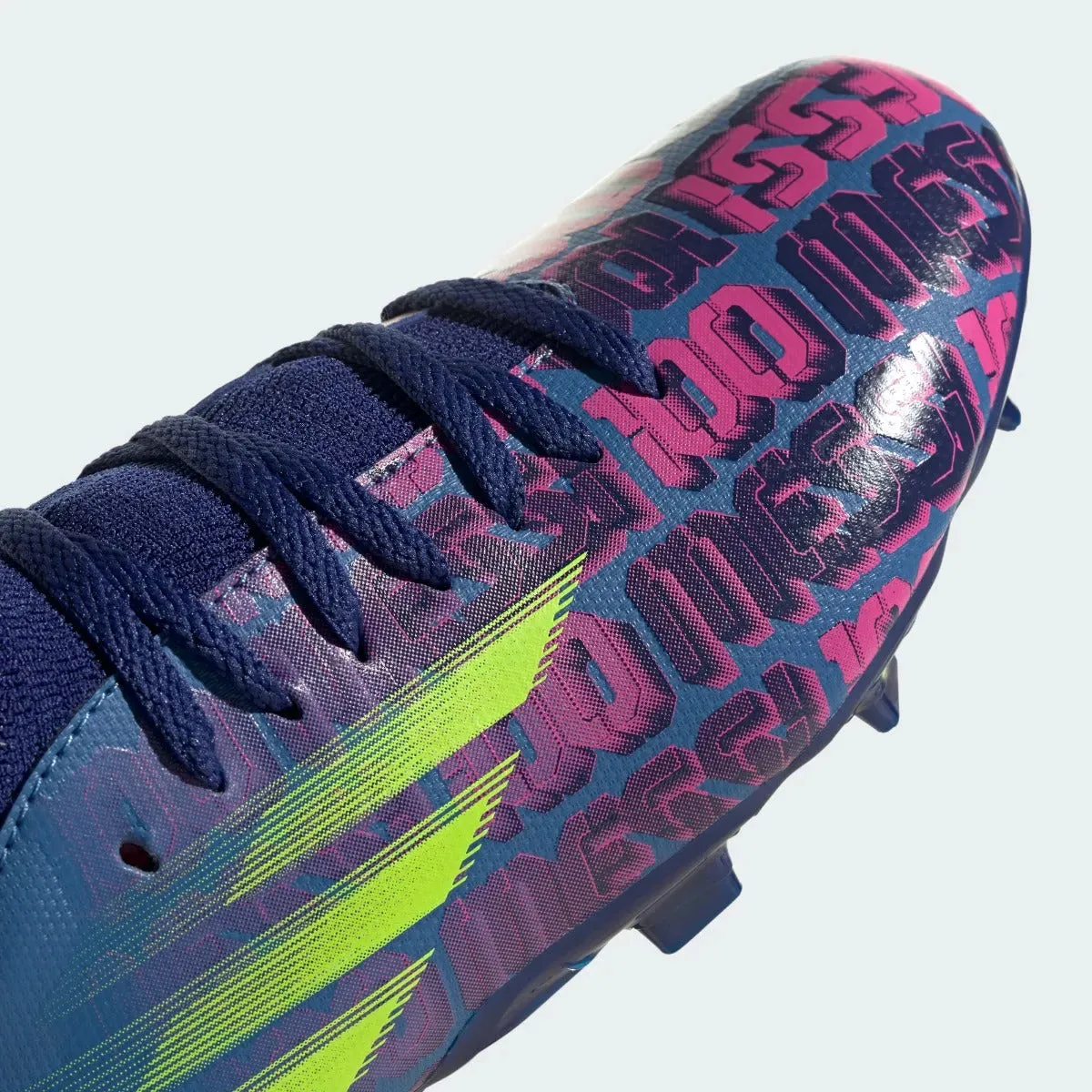 Adidas JR X Speedflow MESSI .3 FG - Blue-Pink-Yellow