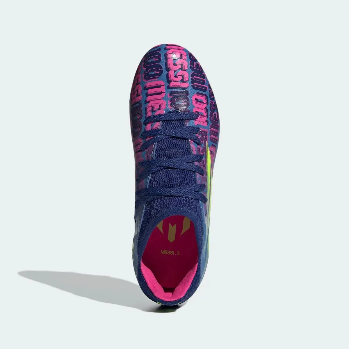Adidas JR X Speedflow MESSI .3 FG - Blue-Pink-Yellow