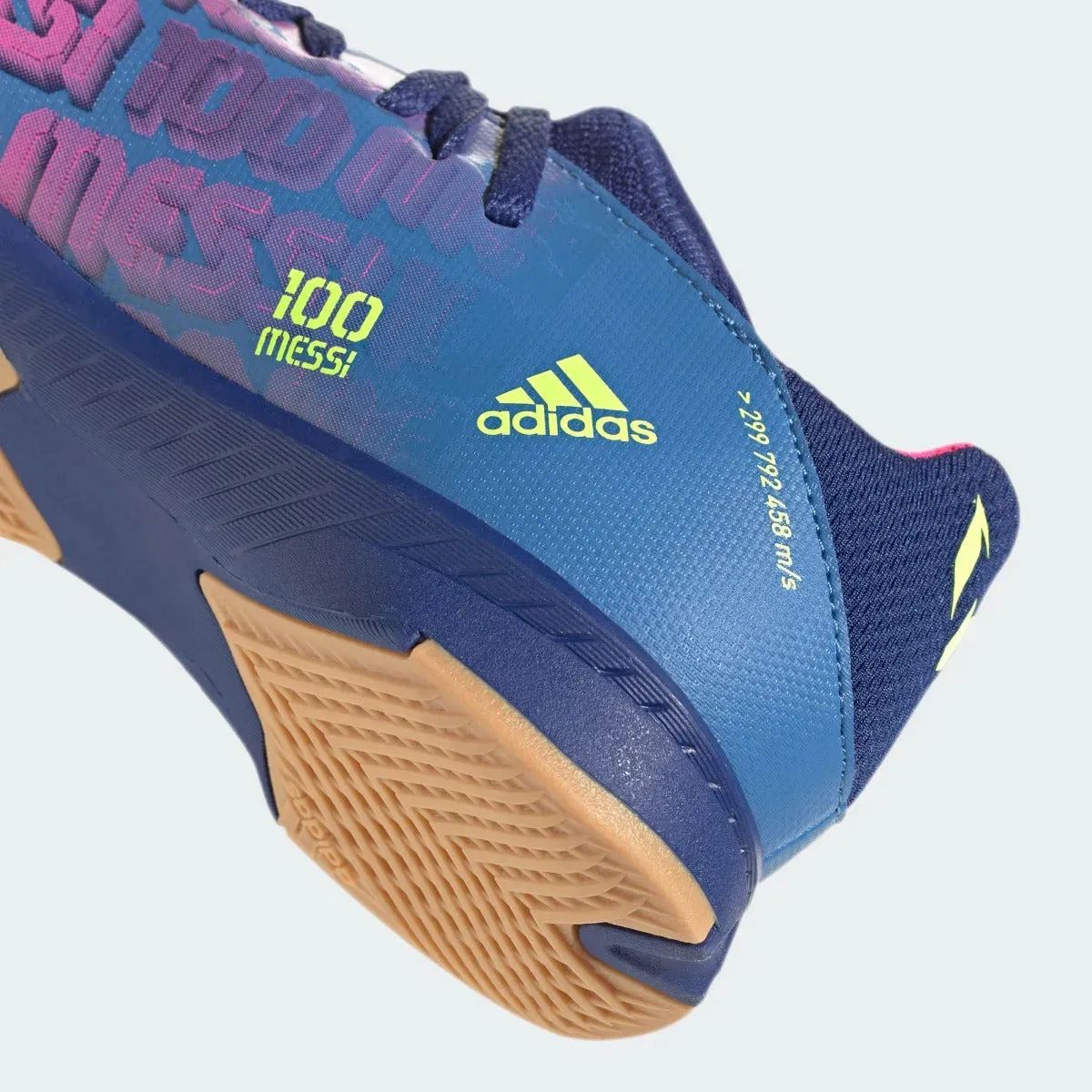 Adidas JR X Speedflow MESSI .3 IN -  Blue-Pink-Yellow