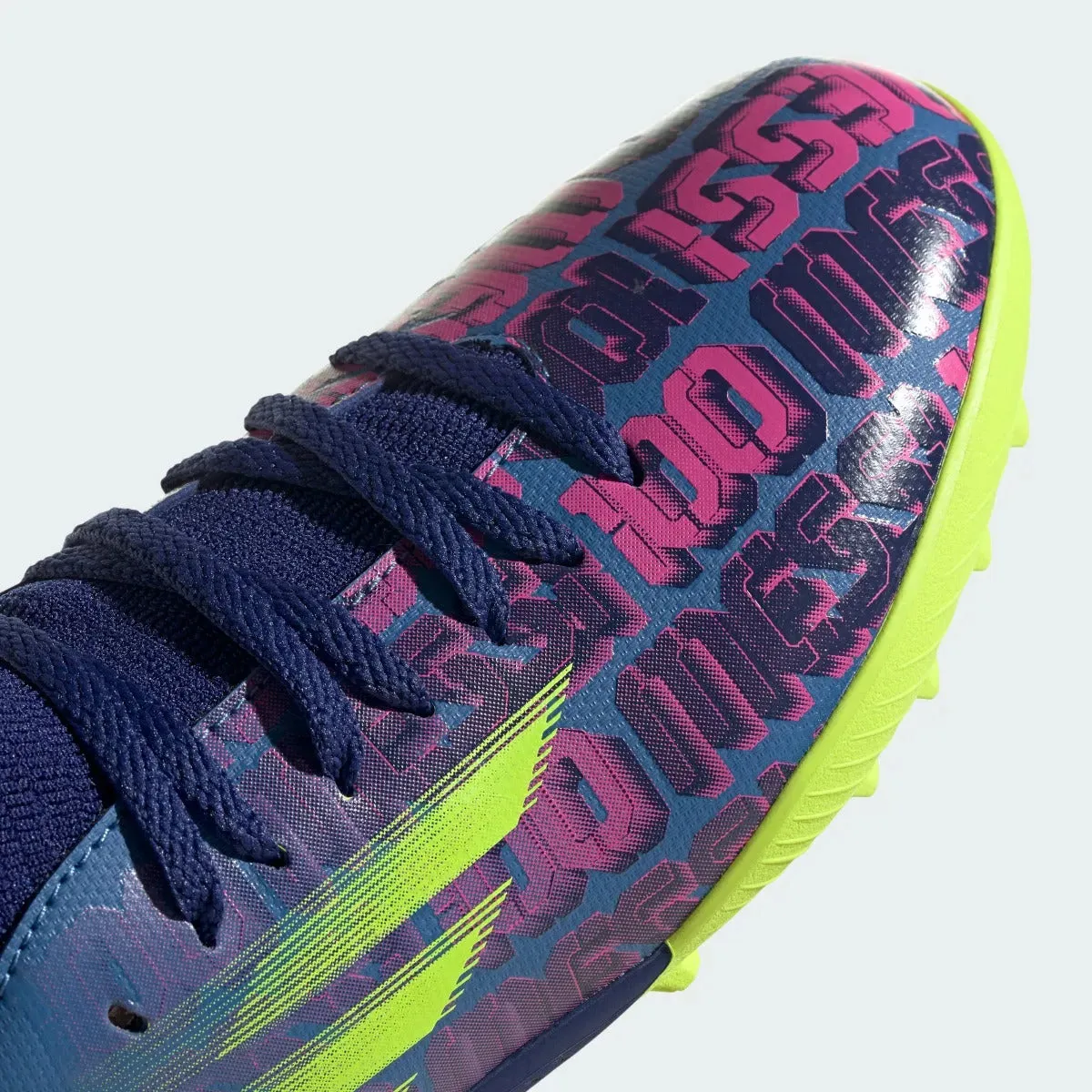 Adidas JR X Speedflow MESSI .3 TF - Blue-Pink-Yellow