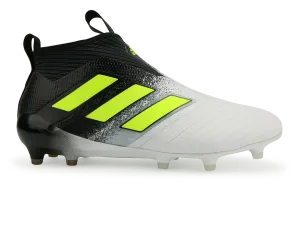 adidas Men's ACE 17  Purecontrol FG White/Solar Yellow/Core Black