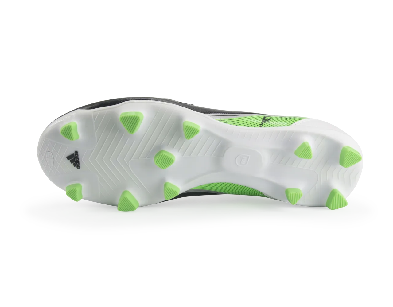 adidas Men's F30 TRX FG Leather Black/Running White/Green Zest