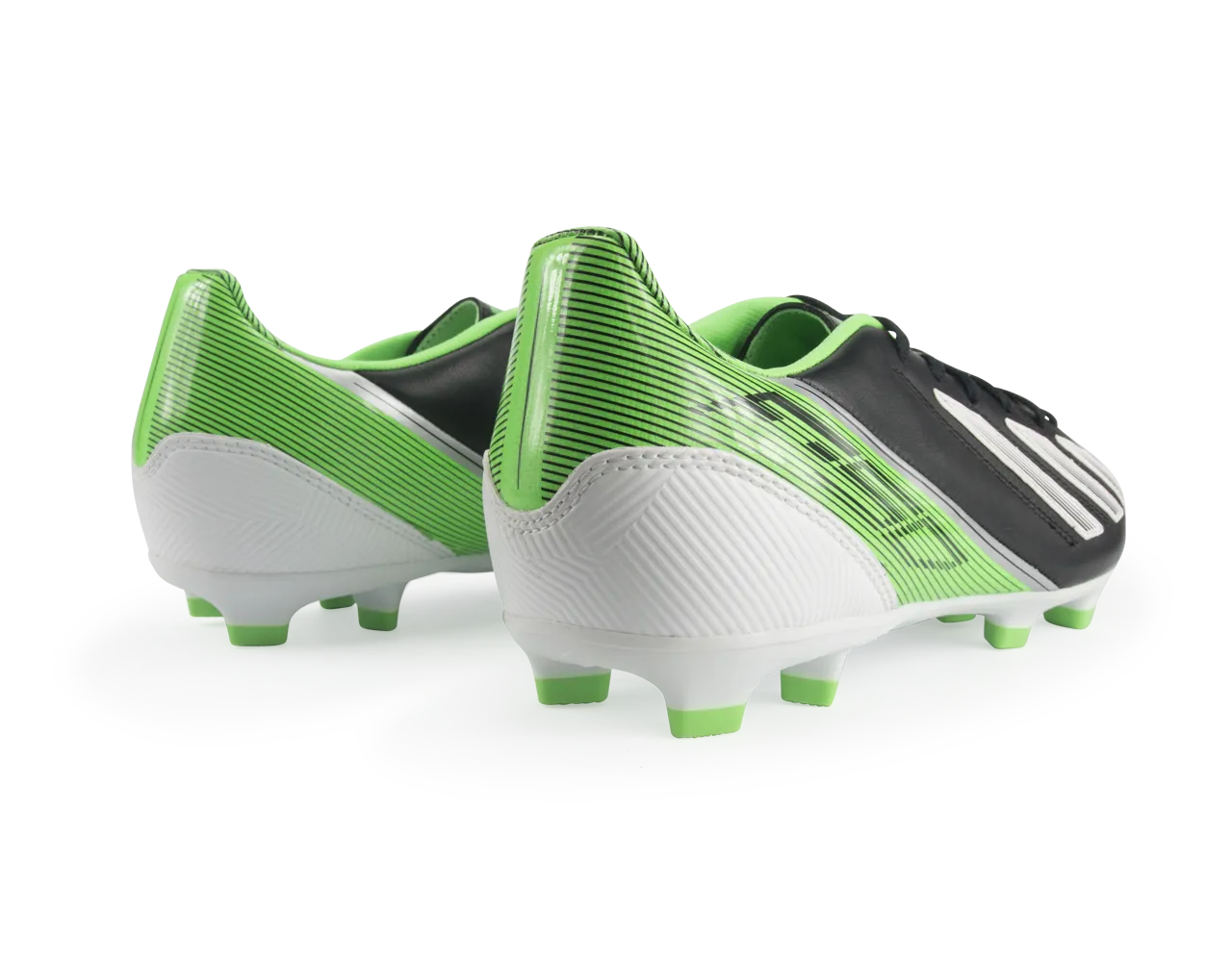 adidas Men's F30 TRX FG Leather Black/Running White/Green Zest