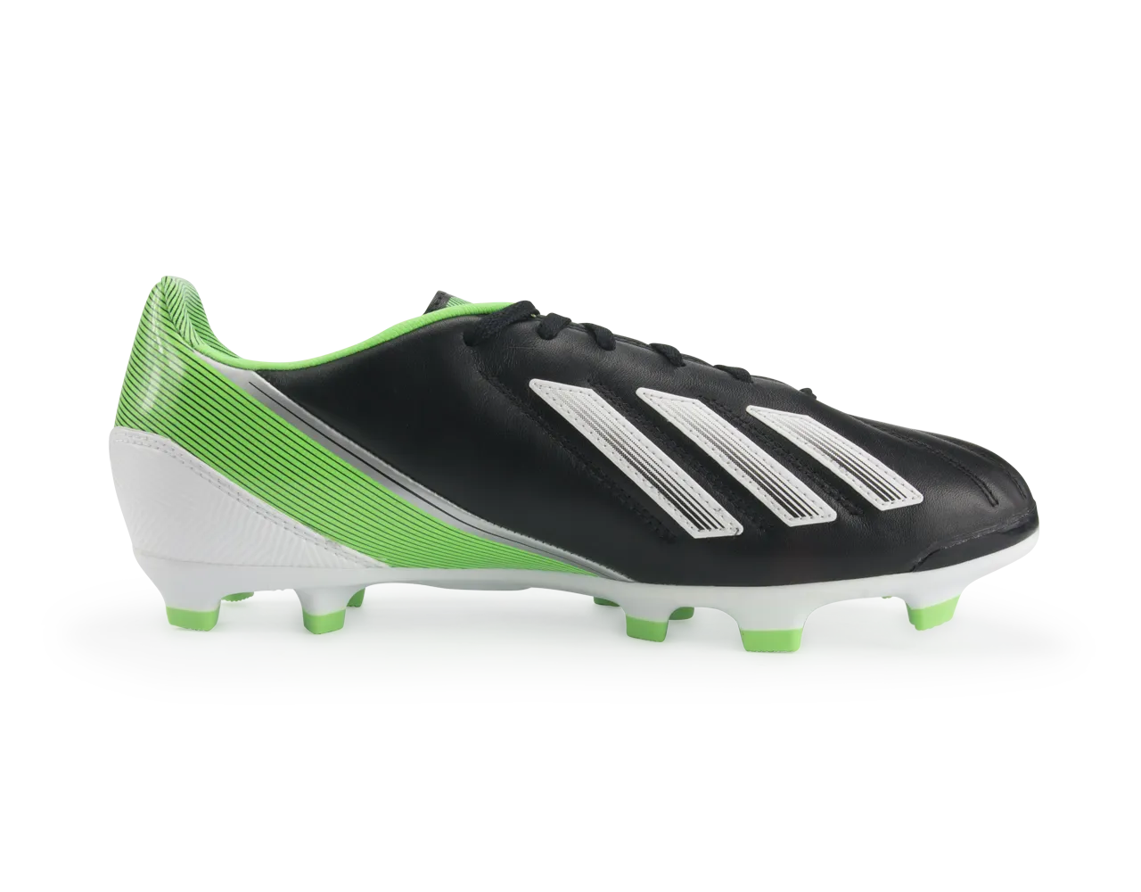 adidas Men's F30 TRX FG Leather Black/Running White/Green Zest