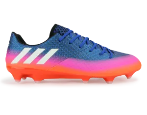 adidas Men's Messi 16.1 FG Blue/White/Solar Orange