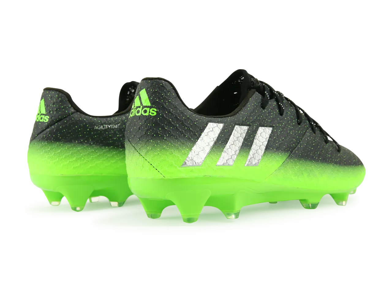 adidas Men's Messi 16.1 FG/AG Dark Grey/Silver Metallic/Solar Green