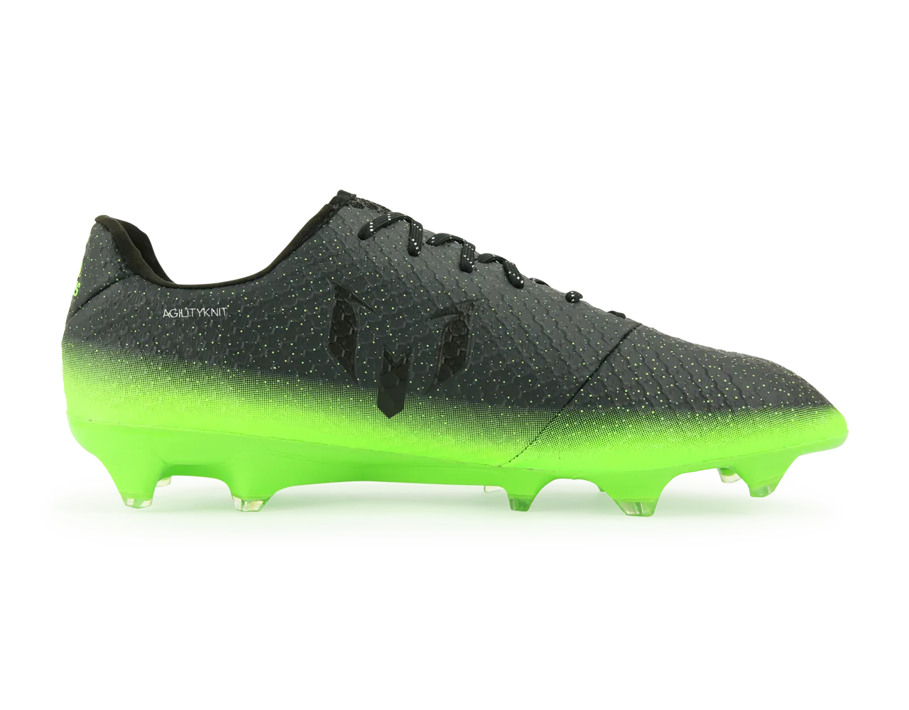 adidas Men's Messi 16.1 FG/AG Dark Grey/Silver Metallic/Solar Green