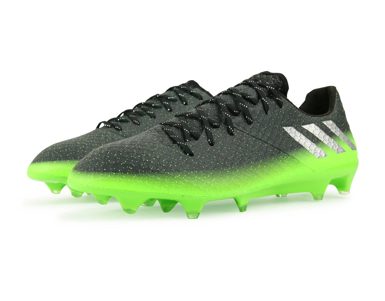 adidas Men's Messi 16.1 FG/AG Dark Grey/Silver Metallic/Solar Green