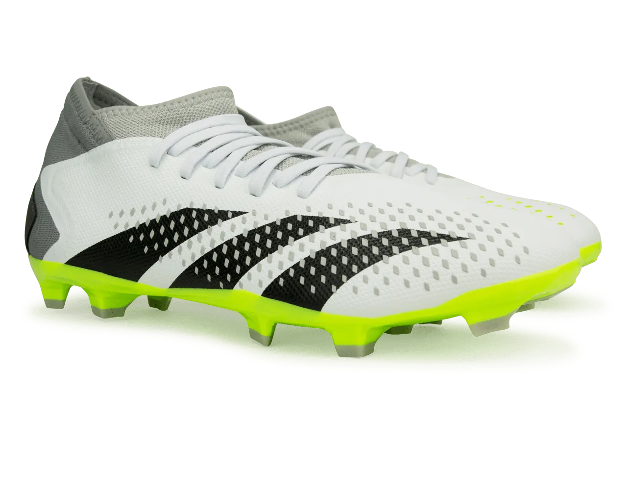 adidas Men's Predator Accuracy.3 FG White/Lucid Lemon