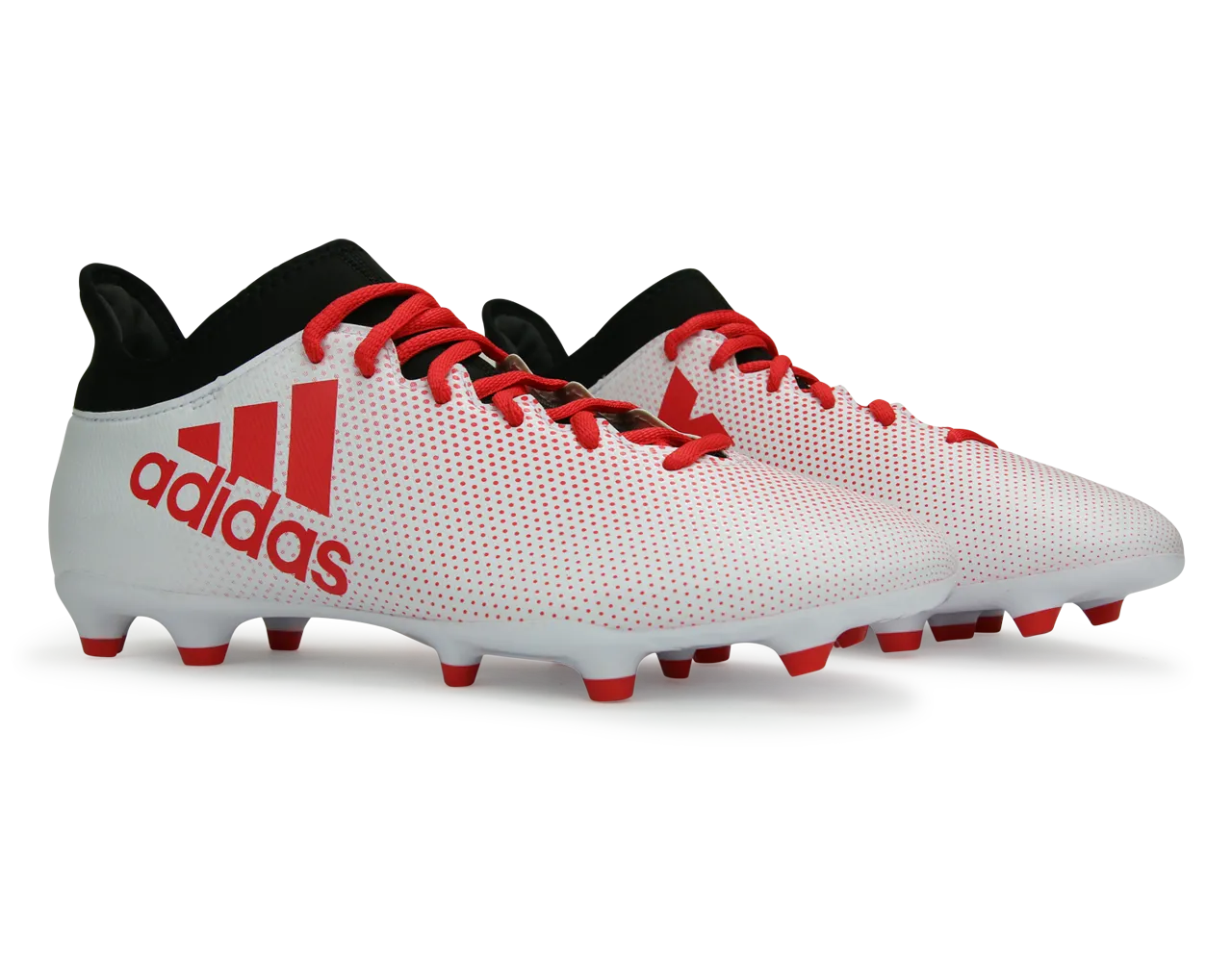 adidas Men's X 17.3 FG White/Real Coral/Core Black