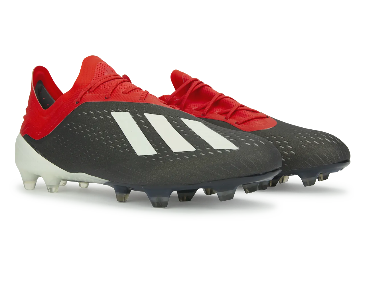 adidas Men's X 18.1 FG Core Black/Active Red