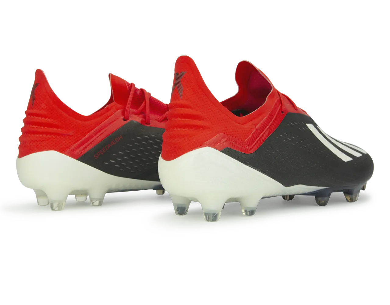 adidas Men's X 18.1 FG Core Black/Active Red