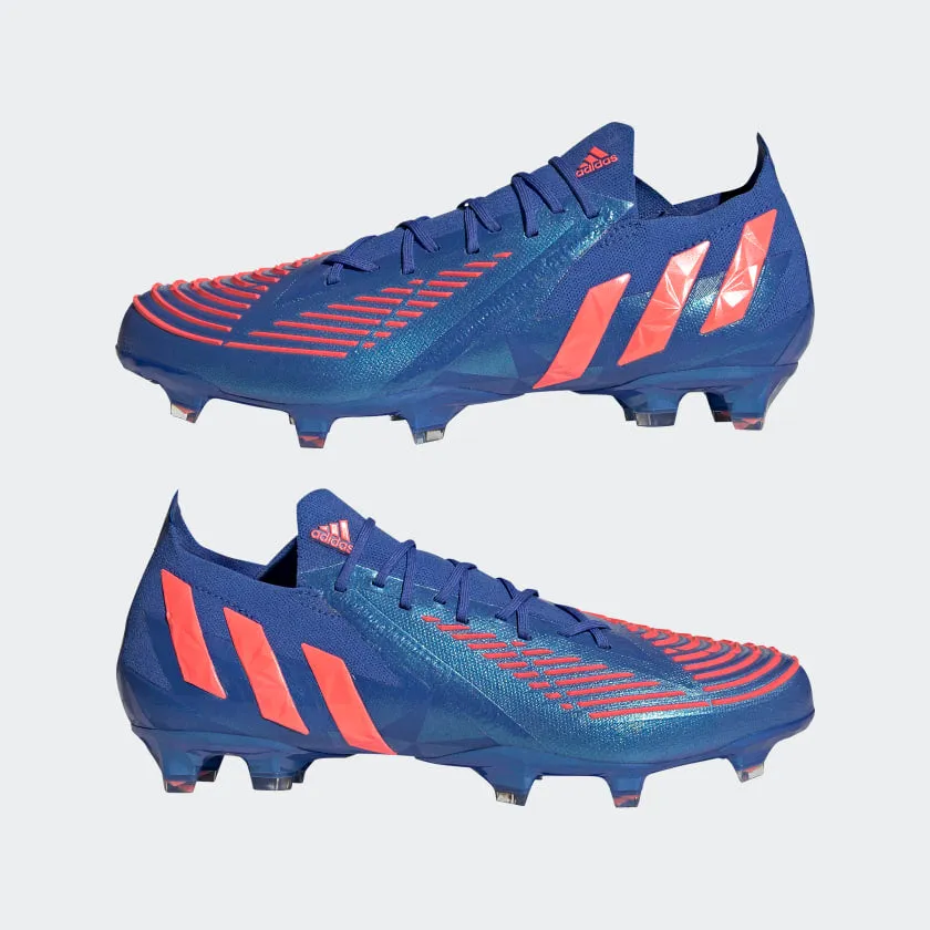 adidas Predator Edge 1 Low FG Firm Ground Football Boots Hi-Res Blue / Turbo / Hi-Res Blue