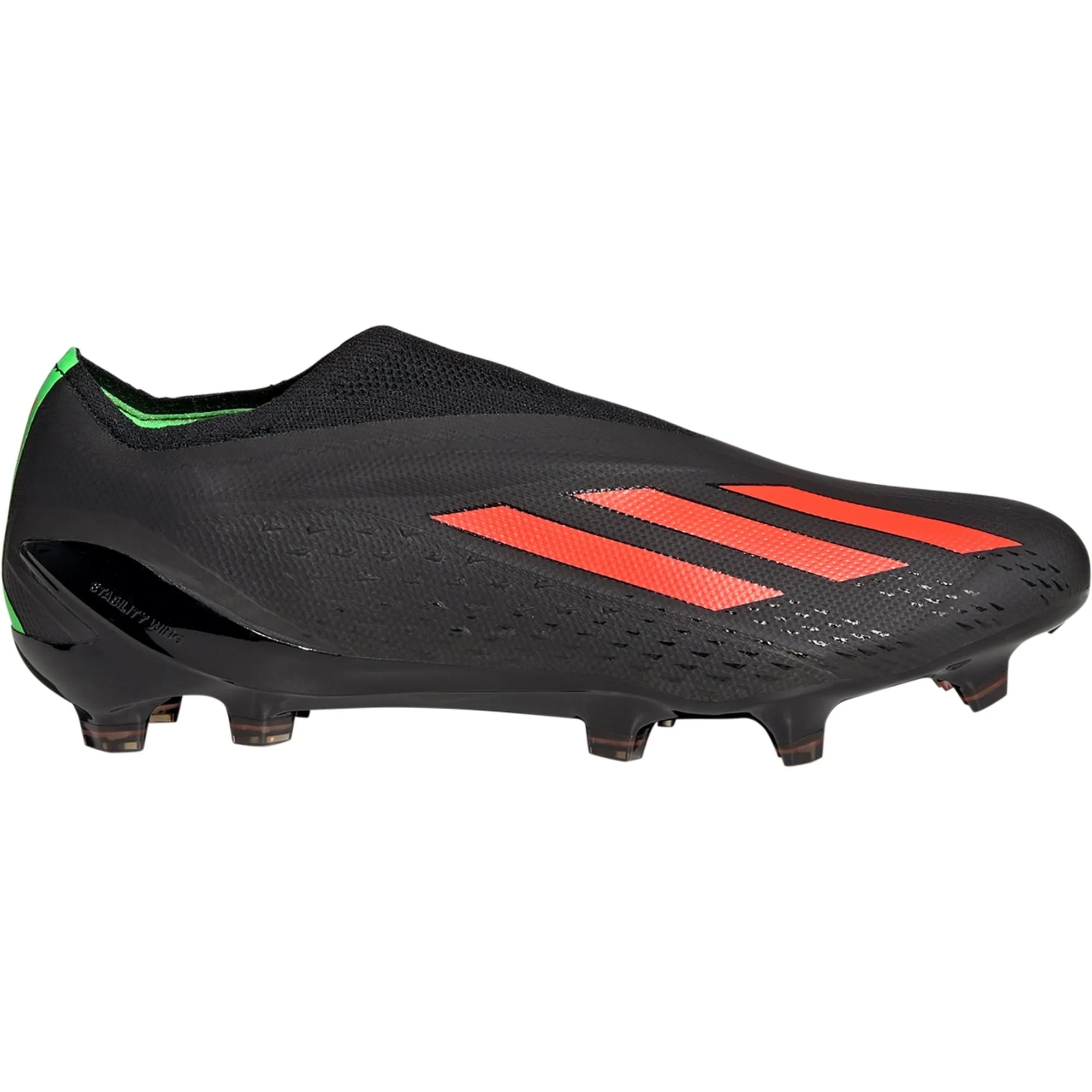 adidas X Speedportal  FG Firm Ground Soccer Cleat - Core Black/Solar Red/Solar Green