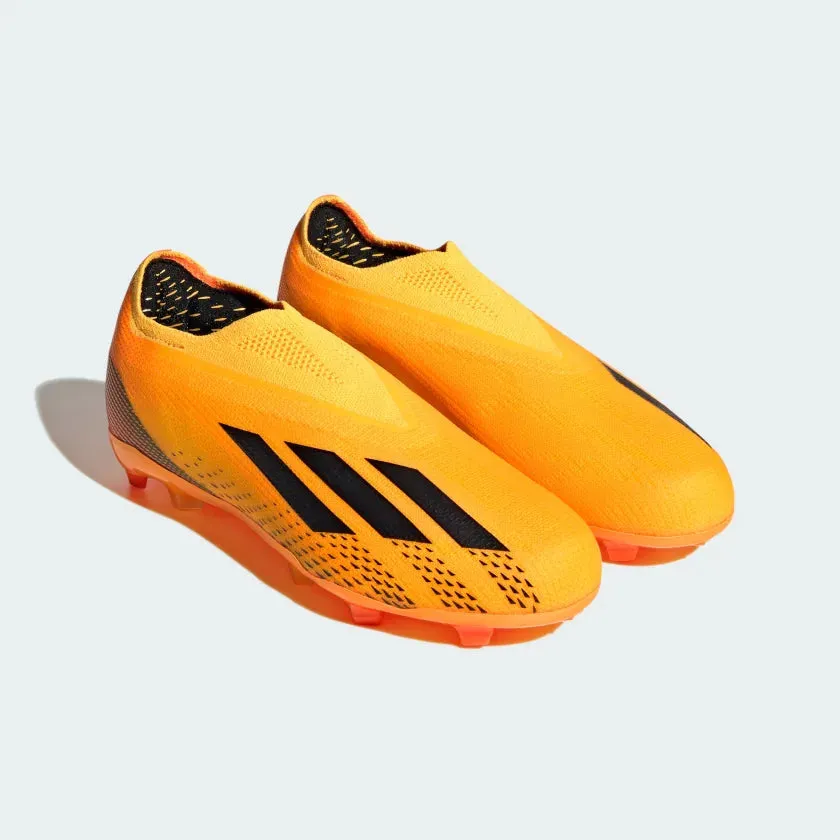 adidas X Speedportal  FG Junior Firm Ground Soccer Cleats - Solar Gold / Core Black / Team Solar Orange
