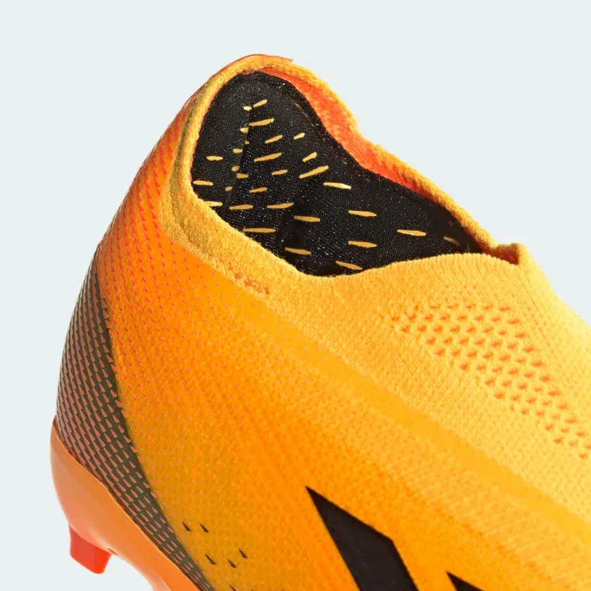adidas X Speedportal  FG Junior Firm Ground Soccer Cleats - Solar Gold / Core Black / Team Solar Orange