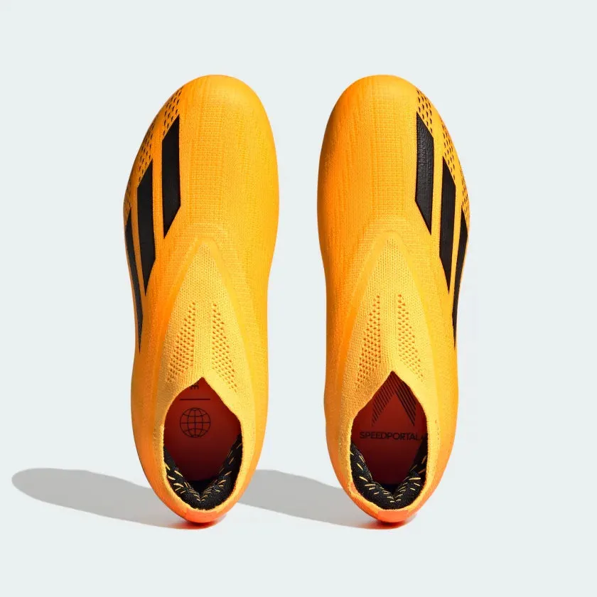 adidas X Speedportal  FG Junior Firm Ground Soccer Cleats - Solar Gold / Core Black / Team Solar Orange