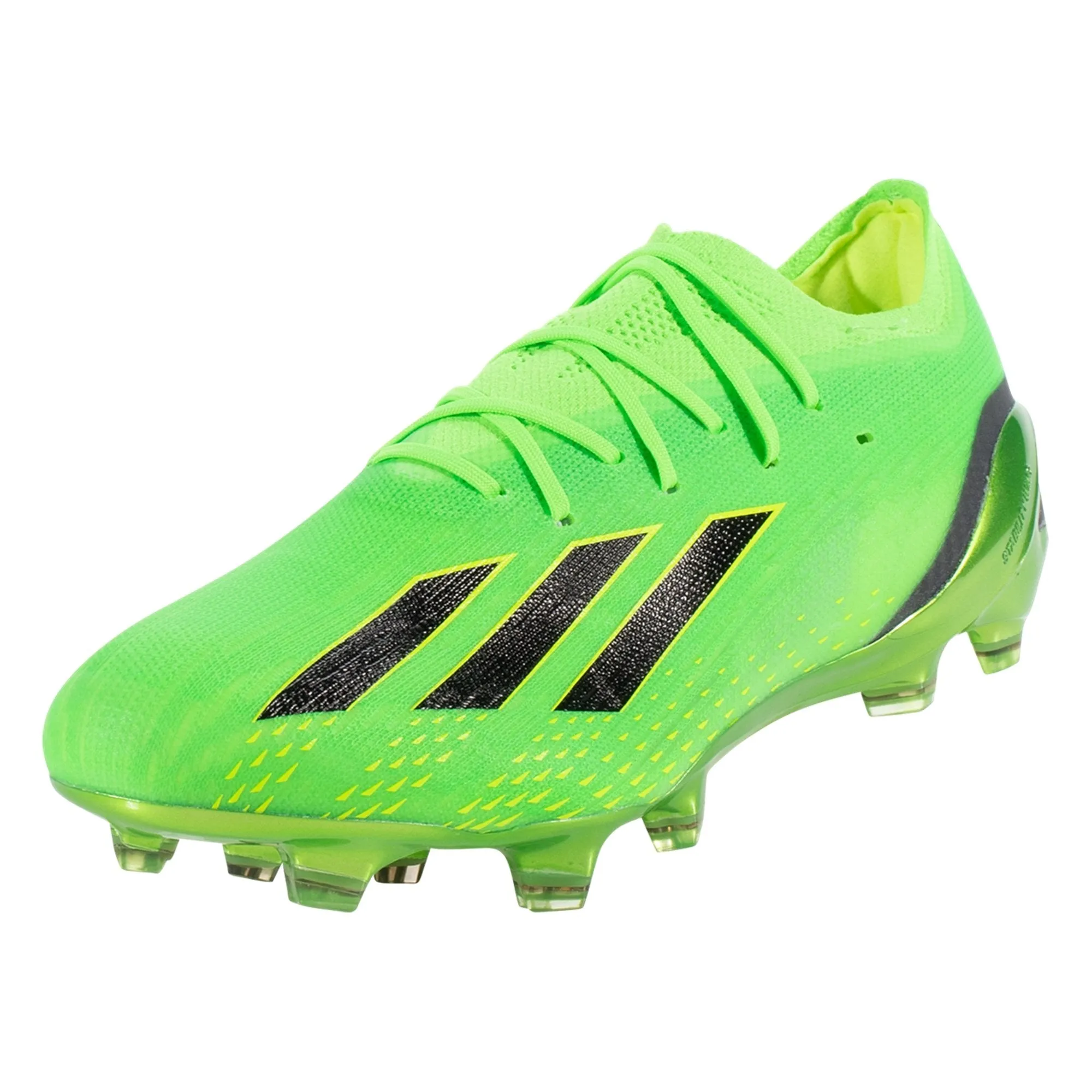 adidas X Speedportal.1 FG Firm Ground Soccer Cleat - Solar Green/Core Black/Solar Yellow