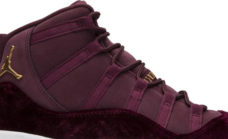 Air Jordan 11 Retro GG Heiress Velvet, Red