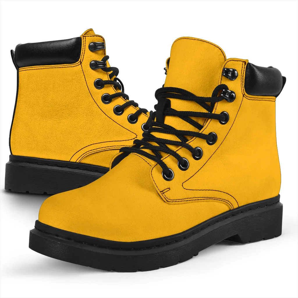 All-Season Boots_Gold-Yellow_Micro-Suede