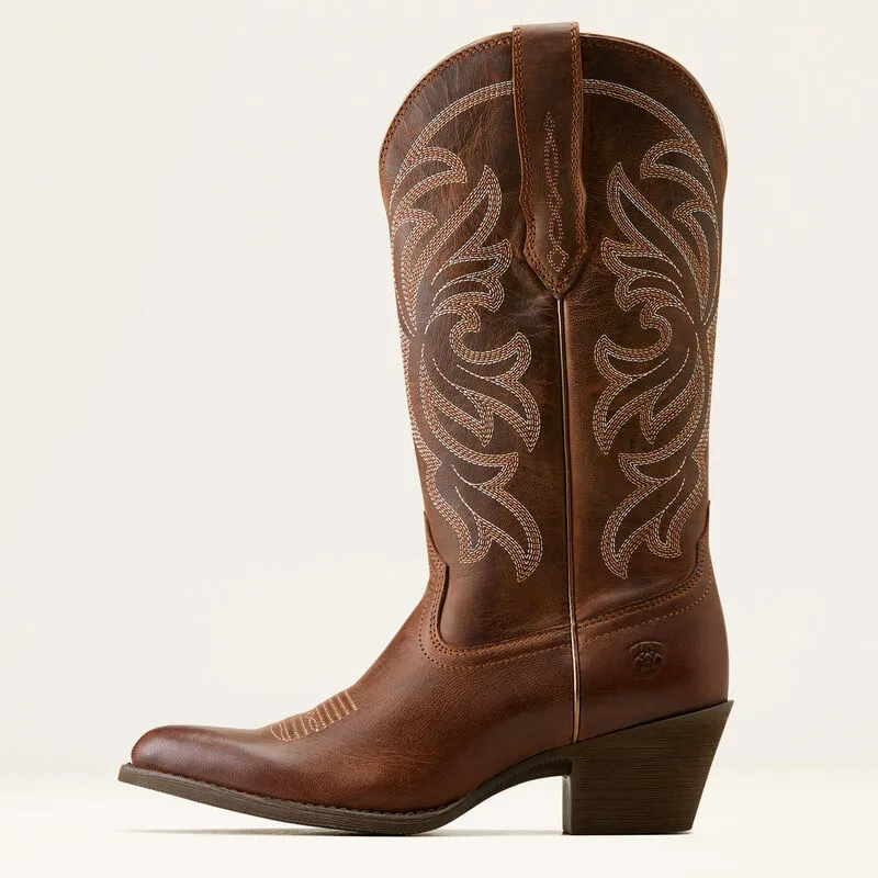 Ariat® Women's "Heritage J-Toe" StretchFit Western Boots - Sassy Brown
