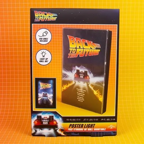 Back to the Future Poster light Burning Rubber