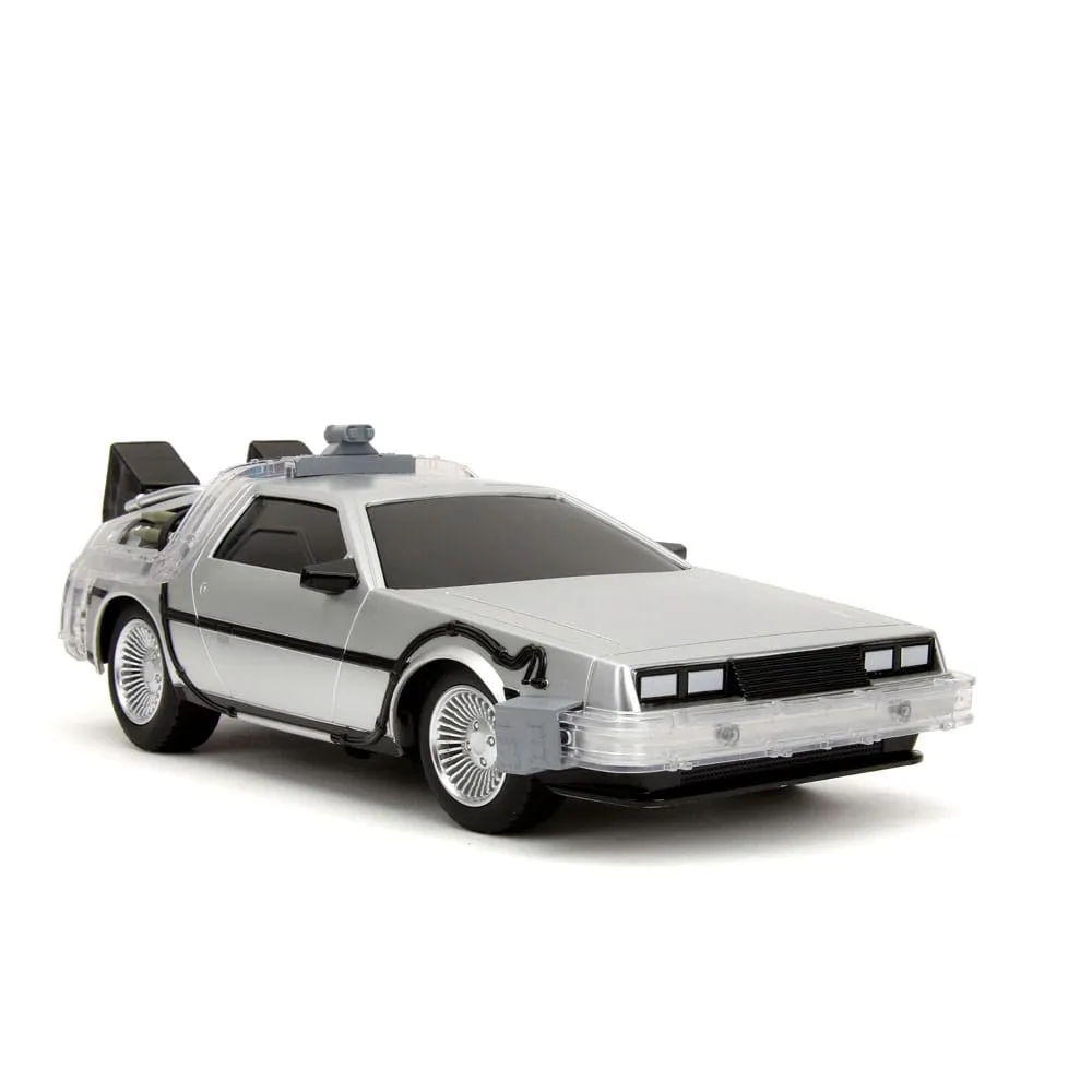 back to the future vehicle infra red controlled 1/16 rc time machine  plushes  movies  r/c