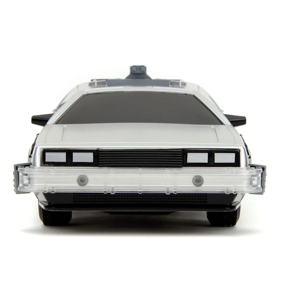 back to the future vehicle infra red controlled 1/16 rc time machine  plushes  movies  r/c