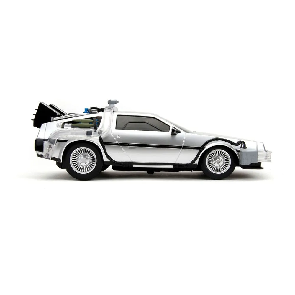 back to the future vehicle infra red controlled 1/16 rc time machine  plushes  movies  r/c