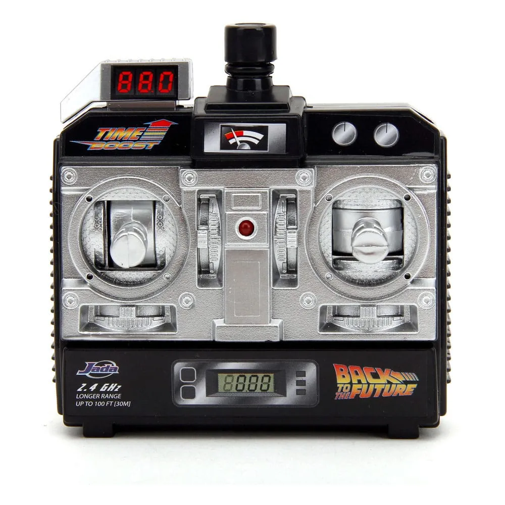 back to the future vehicle infra red controlled 1/16 rc time machine  plushes  movies  r/c