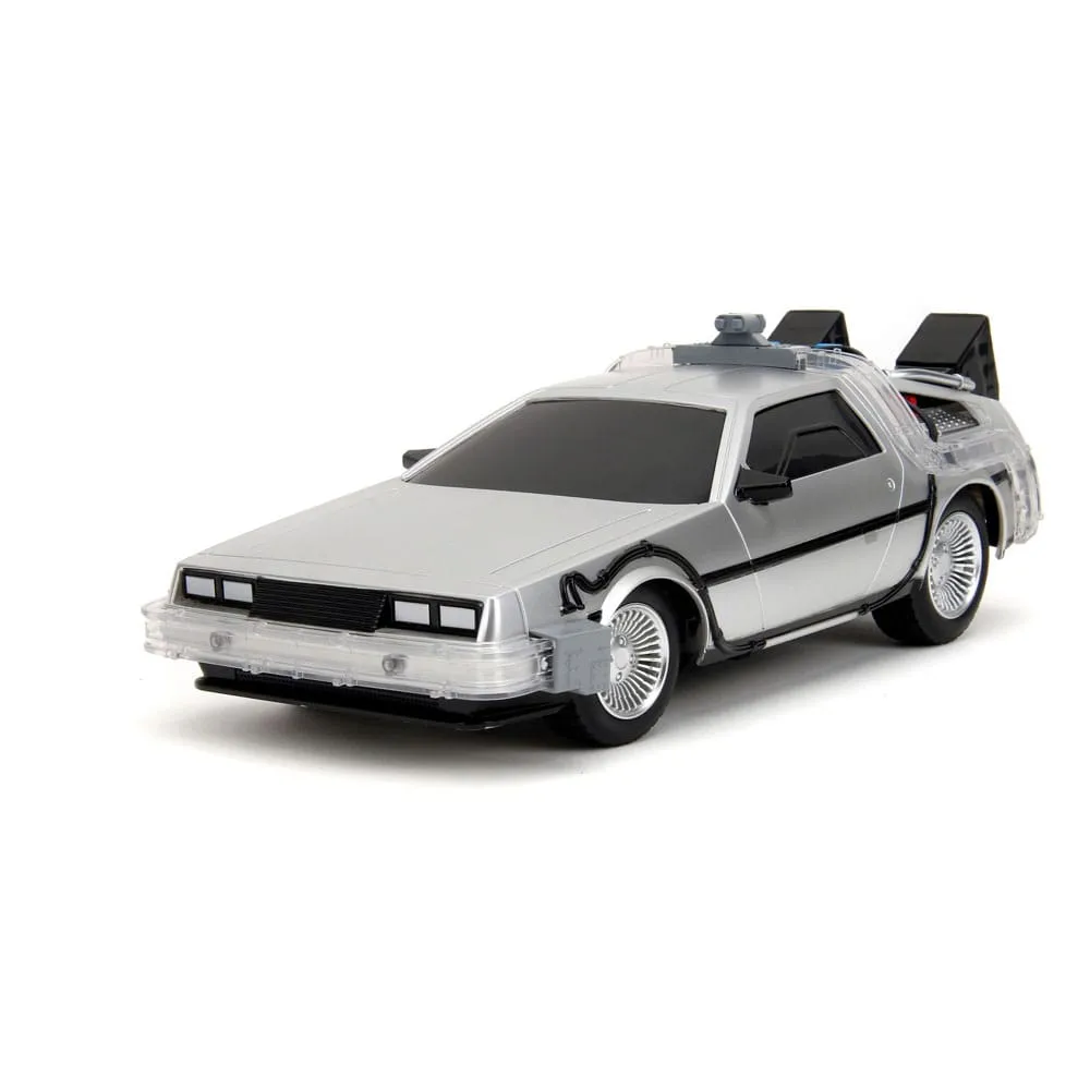 back to the future vehicle infra red controlled 1/16 rc time machine  plushes  movies  r/c
