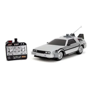 back to the future vehicle infra red controlled 1/16 rc time machine  plushes  movies  r/c