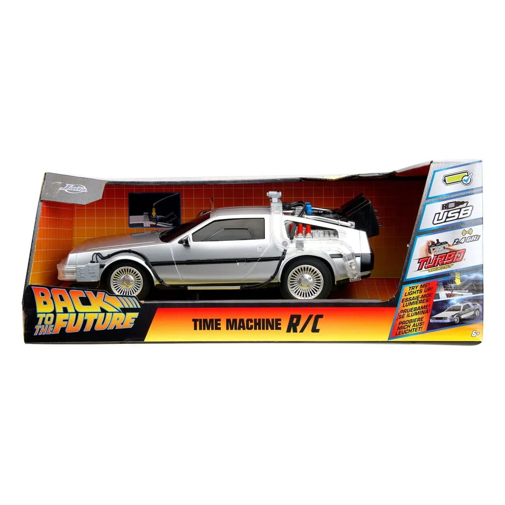back to the future vehicle infra red controlled 1/16 rc time machine  plushes  movies  r/c