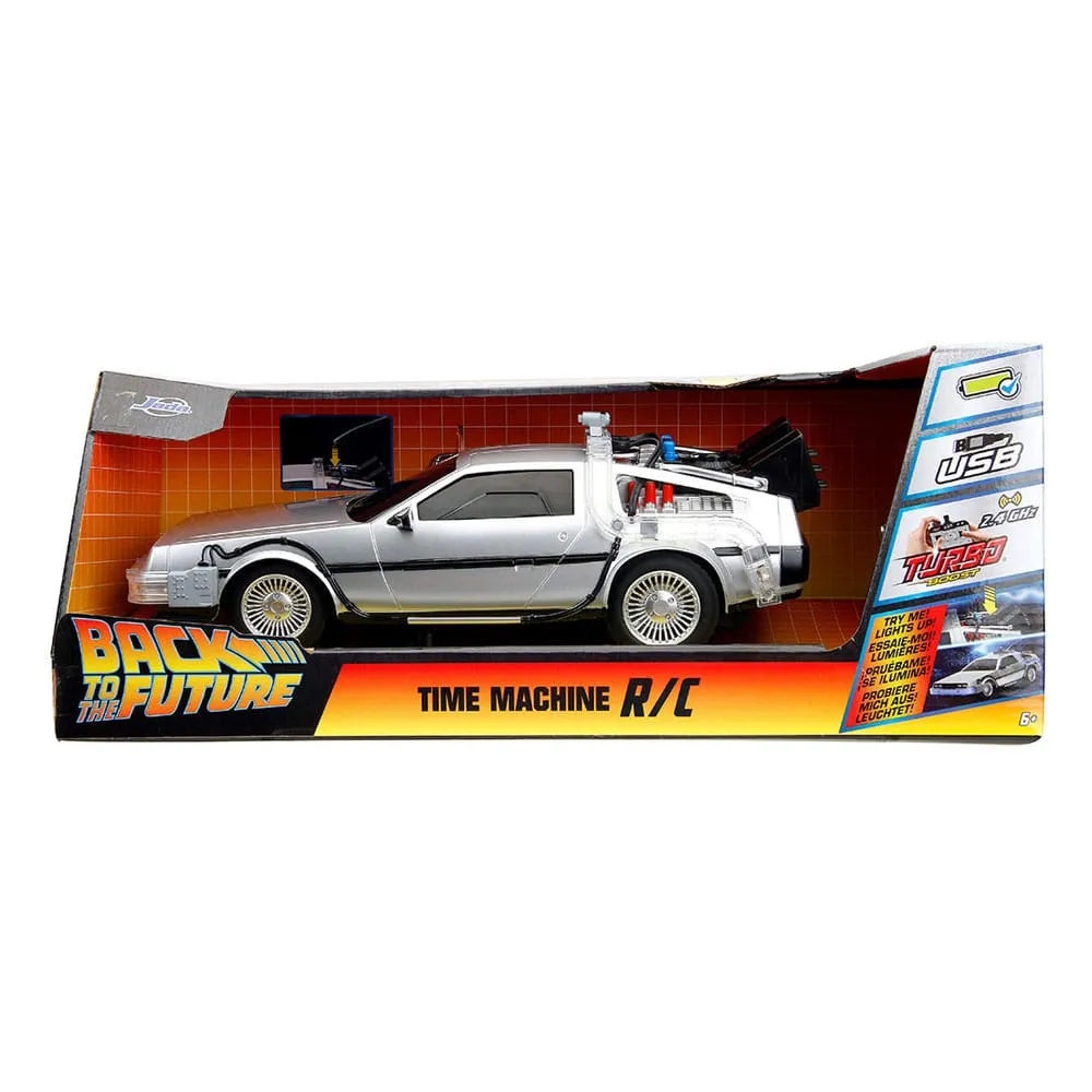 back to the future vehicle infra red controlled 1/16 rc time machine  plushes  movies  r/c