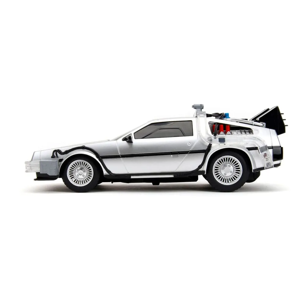 back to the future vehicle infra red controlled 1/16 rc time machine  plushes  movies  r/c