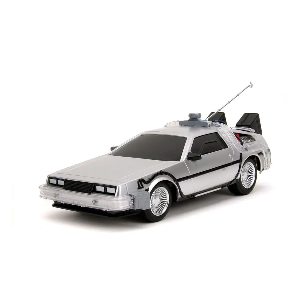 back to the future vehicle infra red controlled 1/16 rc time machine  plushes  movies  r/c