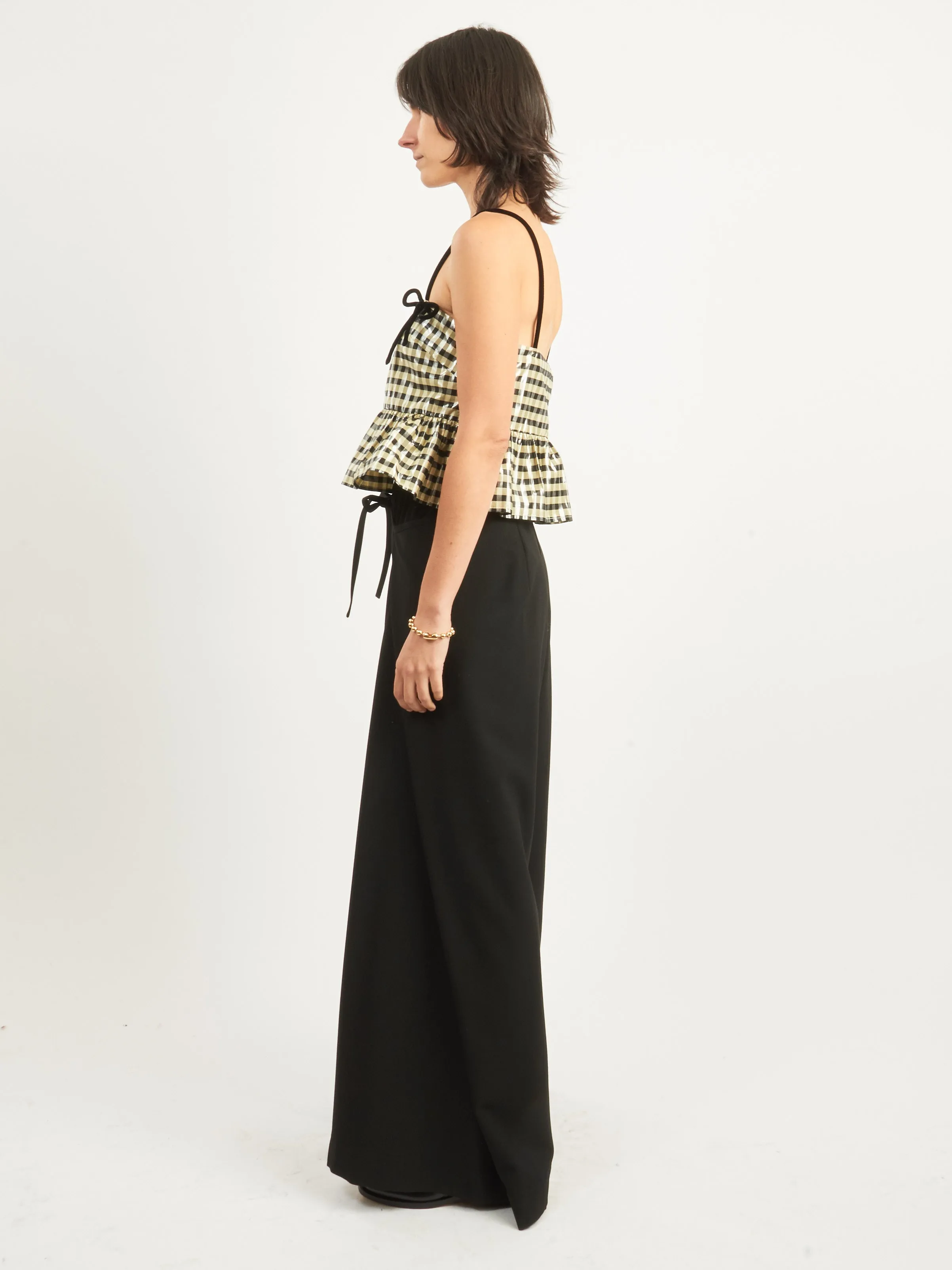 Black Bind Pants