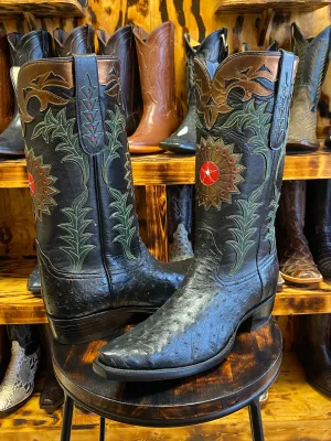 Black Full Quill Ostrich Custom 9D