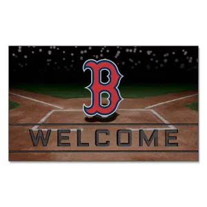 Boston Red Sox Rubber Door Mat - 18in. x 30in.