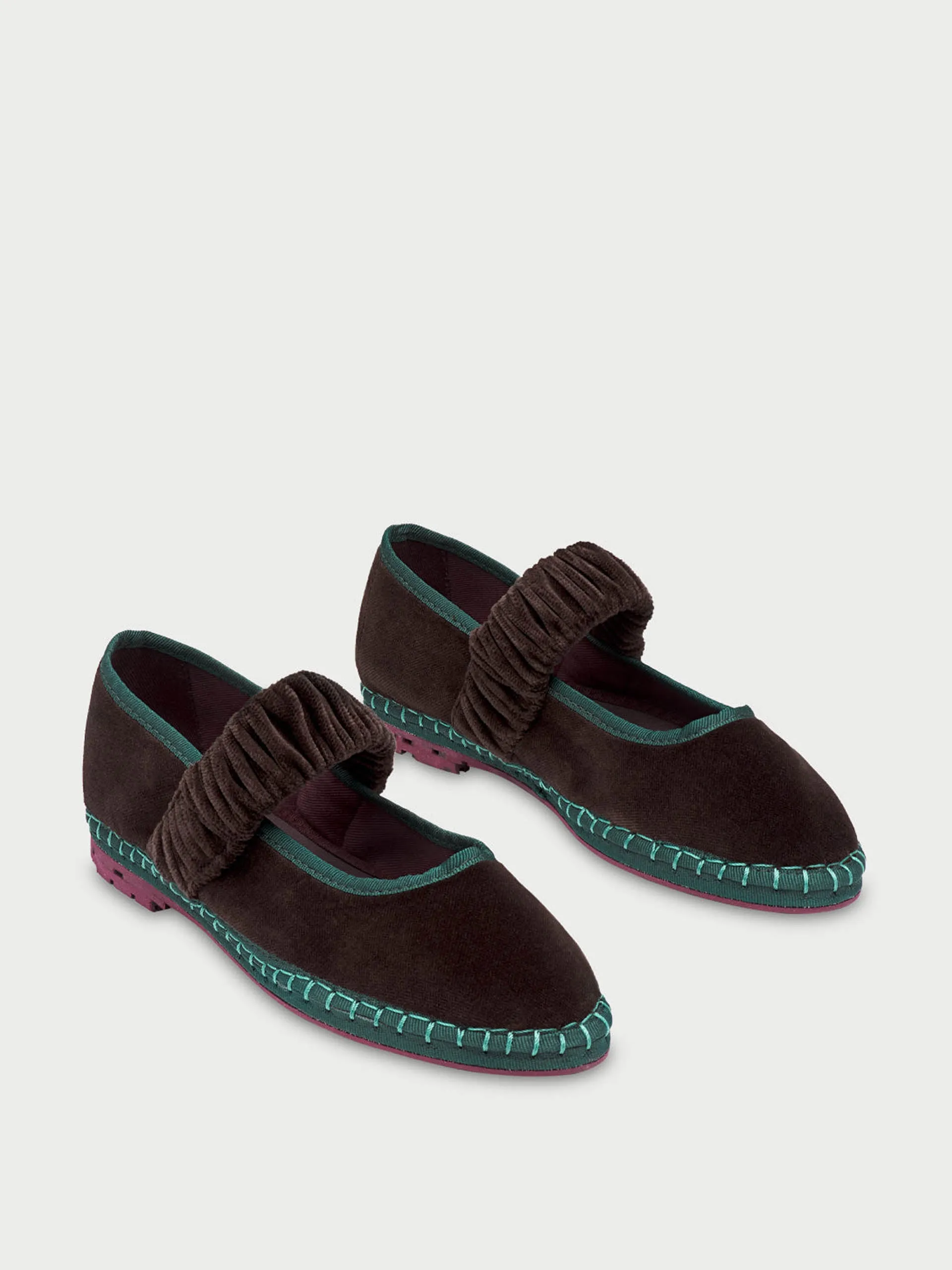 Brown Mafalda Kelly flats