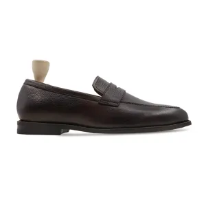 Bruin - Men's Dark Brown Pebble Grain Leather Loafer