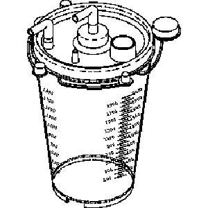 Canister, 2100ML Collection/Gomco  Pump Part: 01-90-3712/GOC045