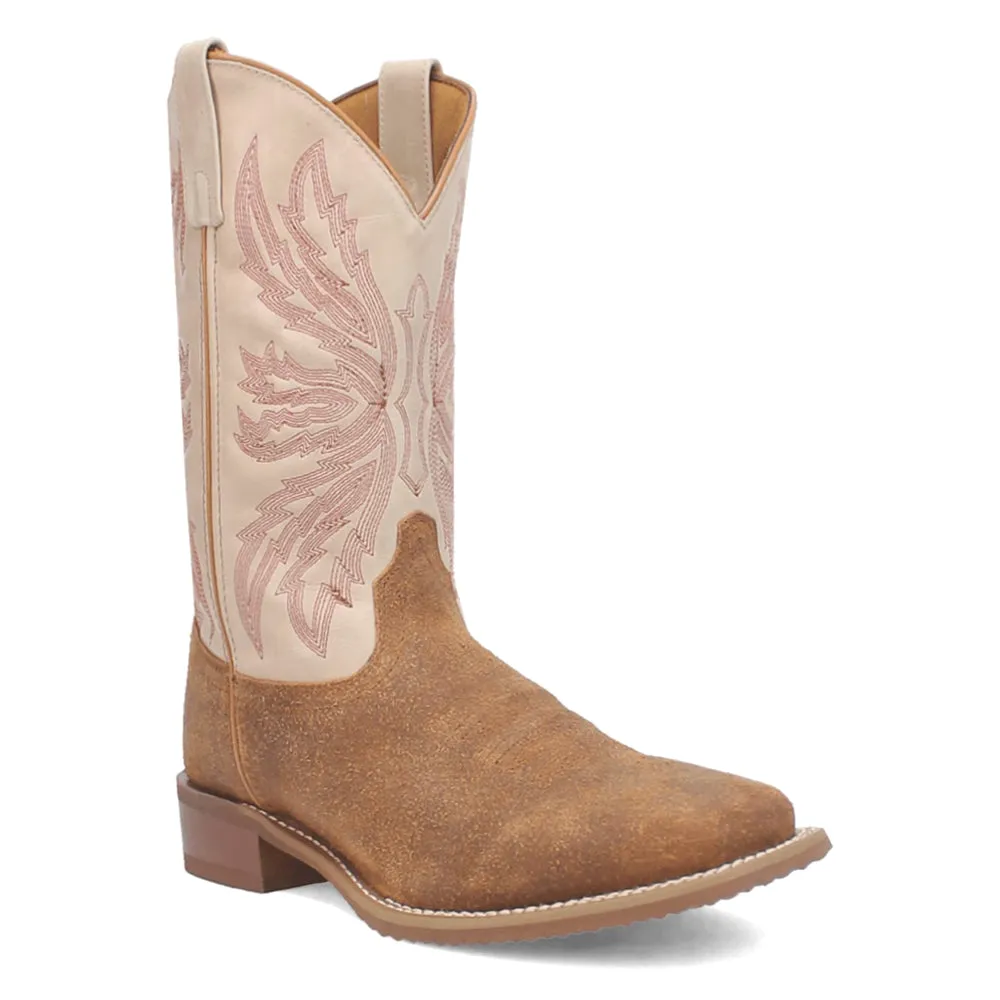 Chet Embroidered Square Toe Cowboy Boots