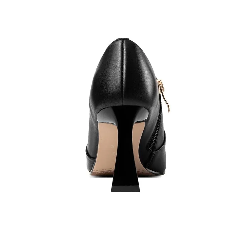 Chic Slip-On Pointed Toe High Heel Pumps