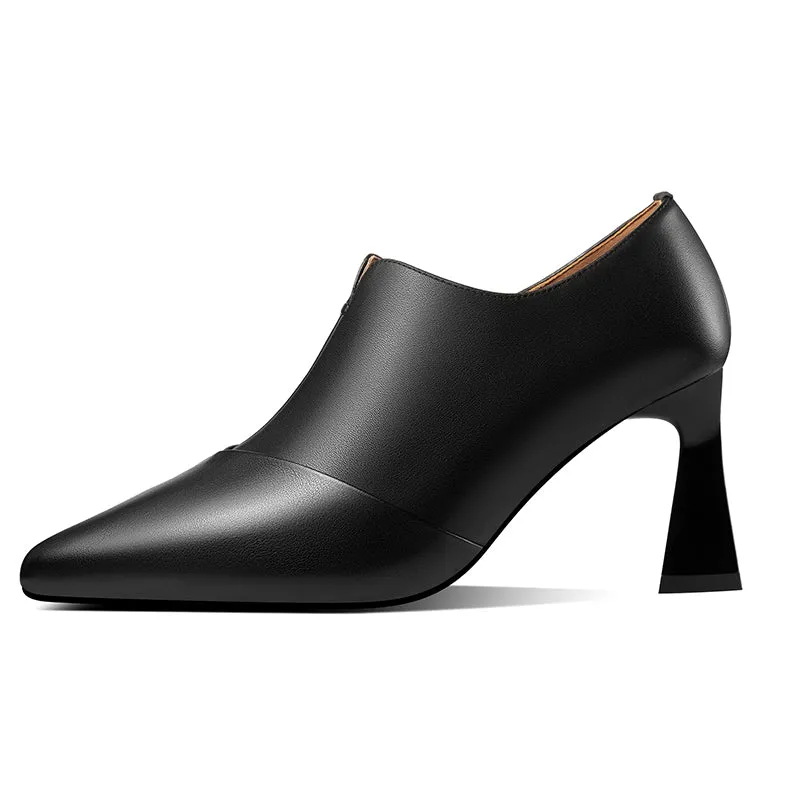 Chic Slip-On Pointed Toe High Heel Pumps
