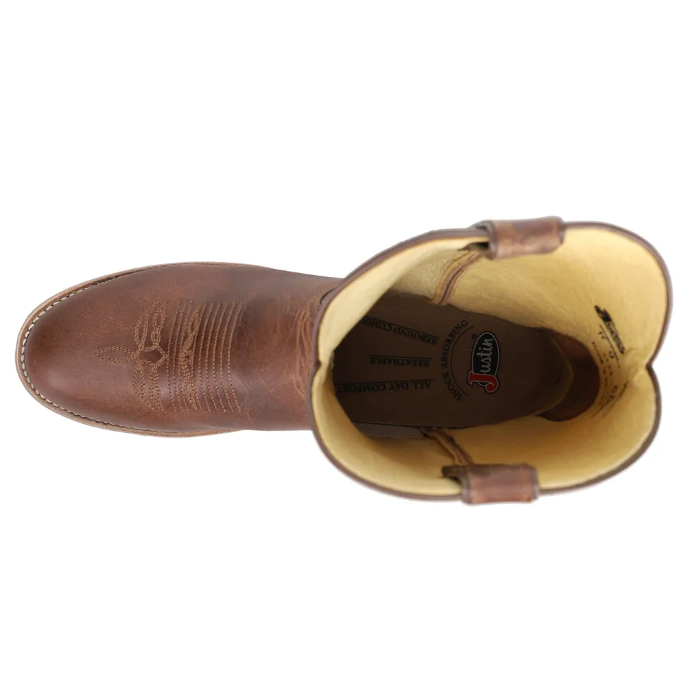 Clanton Round Toe Cowboy Boots